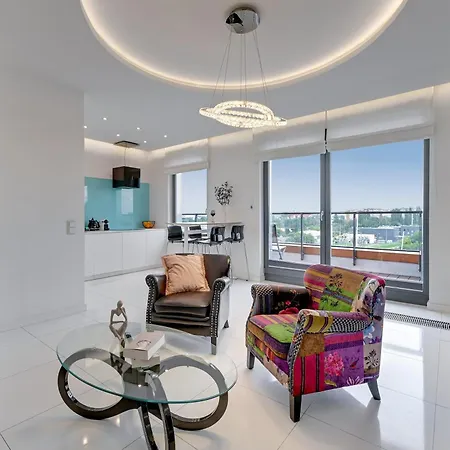 Brabank Riverside Premium & Free Parking By Downtown מלון דירות גדנסק