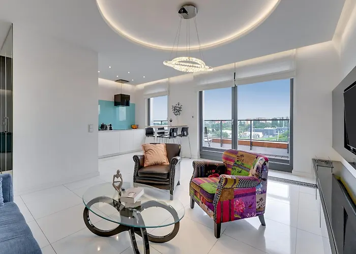 Brabank Riverside Premium & Free Parking By Downtown מלון דירות גדנסק