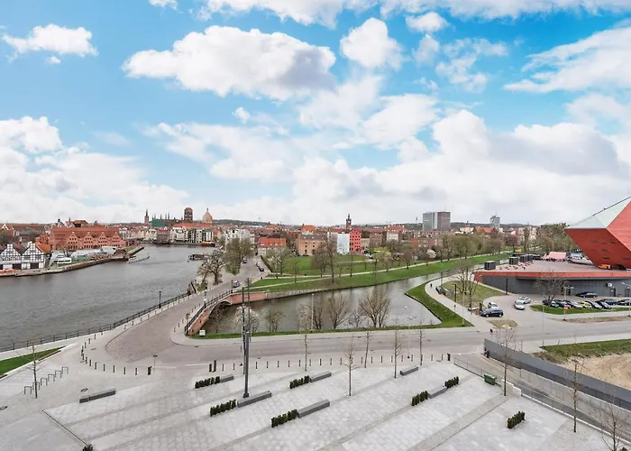 Brabank Riverside Premium & Free Parking By Downtown Aparthotel Gdaňsk